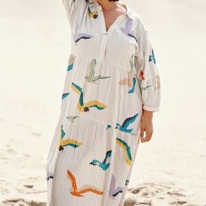 LIKE NEW Celandine for Anthropologie tiered shirt dress